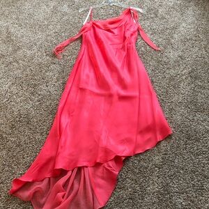 Niki Lavis Vibrant Pink Chiffon Dress